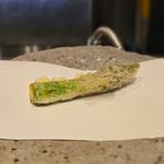 北海道産アスパラ 穂先 軸