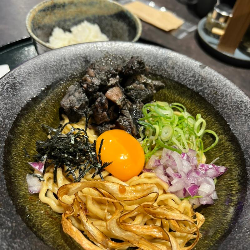 まぜそば 赤(DURA麺TE西宮店)