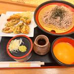 とろろ蕎麦　ちくわ揚げ