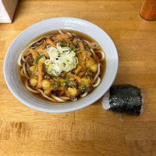 天ぷらうどん　おにぎり