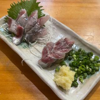イワシの刺身(もつ焼き稲垣)