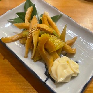 セロリさっぱり漬(もつ焼き稲垣)