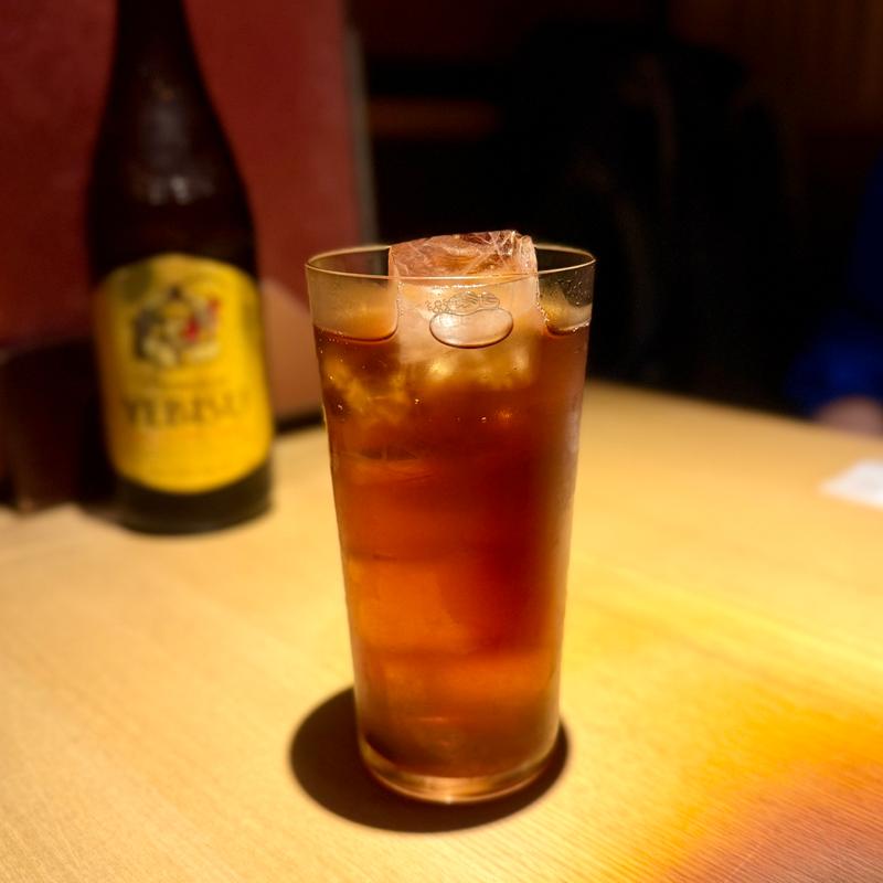 葡萄茶(とんかつと、しゃぶしゃぶ。黒豚ふくや)