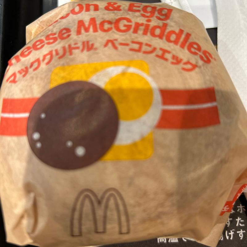 マックグリドル ベーコンエッグ(マクドナルド オーロラタウン店)