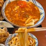 トマたまカレーうどん