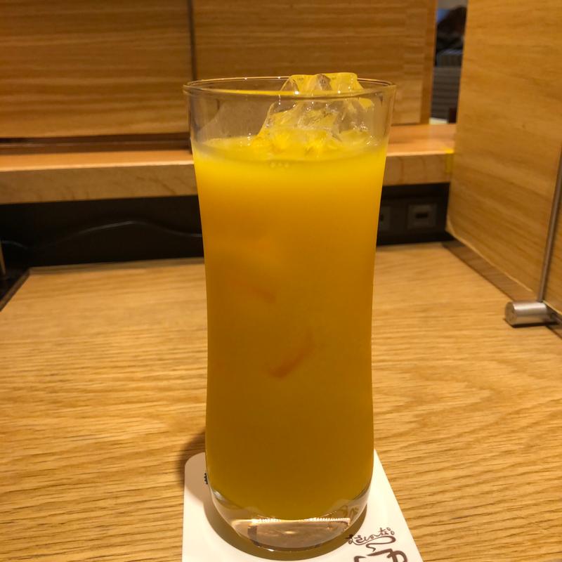 濃縮還元100%オレンジジュース(むさしの森珈琲 流山おおたかの森店)