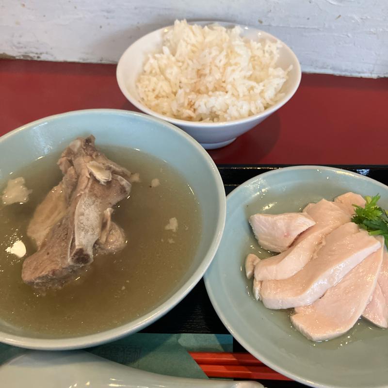 腕白セット(獅天鶏飯)
