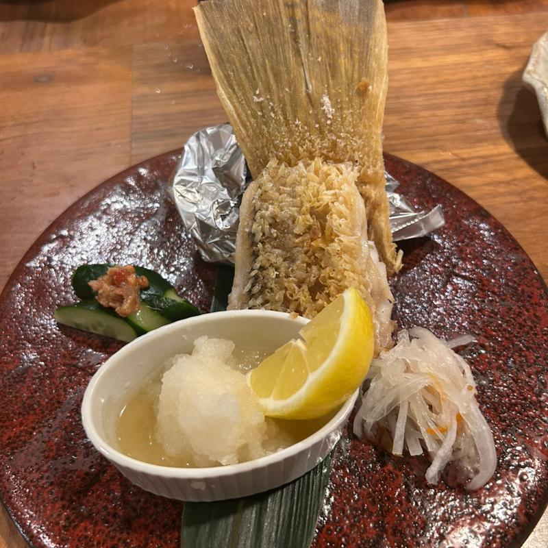 白あま鯛の鱗焼(炉端亜紗 喜三郎 （Robata ASA KISABURO）)