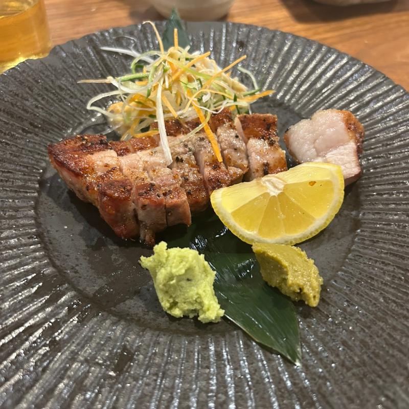 諫美豚のバラ(炉端亜紗 喜三郎 （Robata ASA KISABURO）)