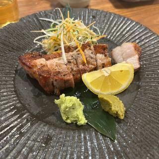 諫美豚のバラ(炉端亜紗 喜三郎 （Robata ASA KISABURO）)