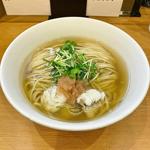 羅臼利尻昆布出汁 冷やし鱧のせそば(らーめん工房 麺作)