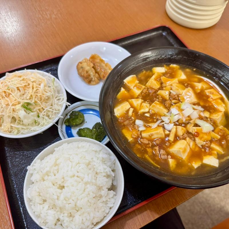 麻婆ラーメンセット(台湾料理 金盛軒)