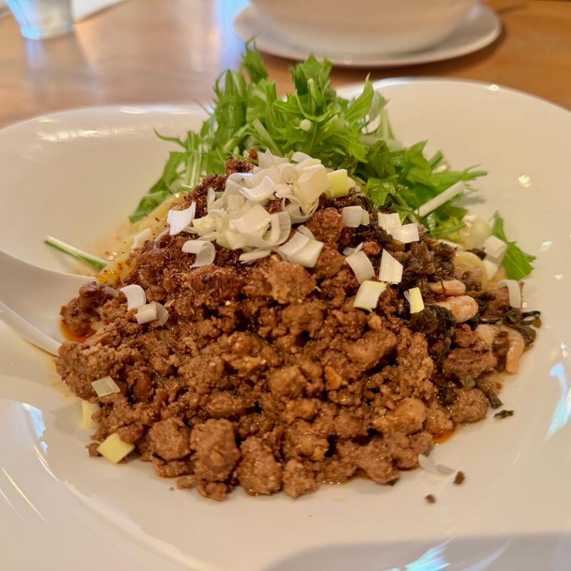 汁なし白胡麻坦々麺(汁なし担担麺 ピリリ)