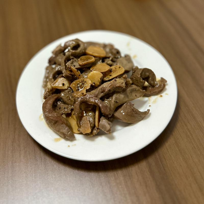 ハツのにんにく炒め(ベルクス 東墨田店)