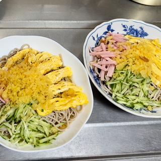 冷やし中華風たぬきそば