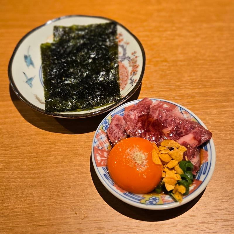 幻の生ハラミ(焼肉くるみ 心斎橋本店)