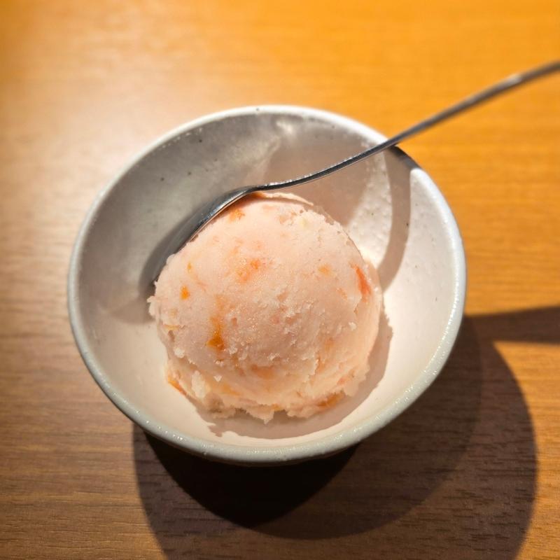 季節のジェラート(焼肉くるみ 心斎橋本店)