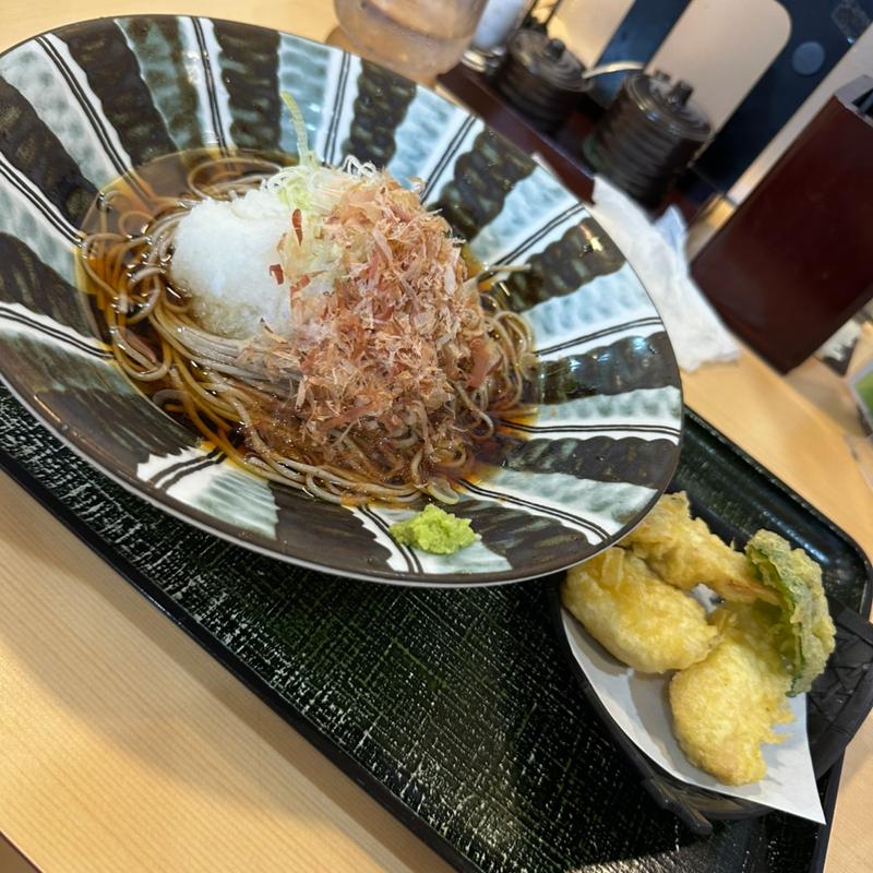 おろし鶏天そば(たまの里 高尾店)
