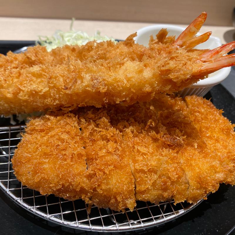 ロースかつ&海老フライ(松のや 板宿店 )