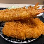 ロースかつ&海老フライ