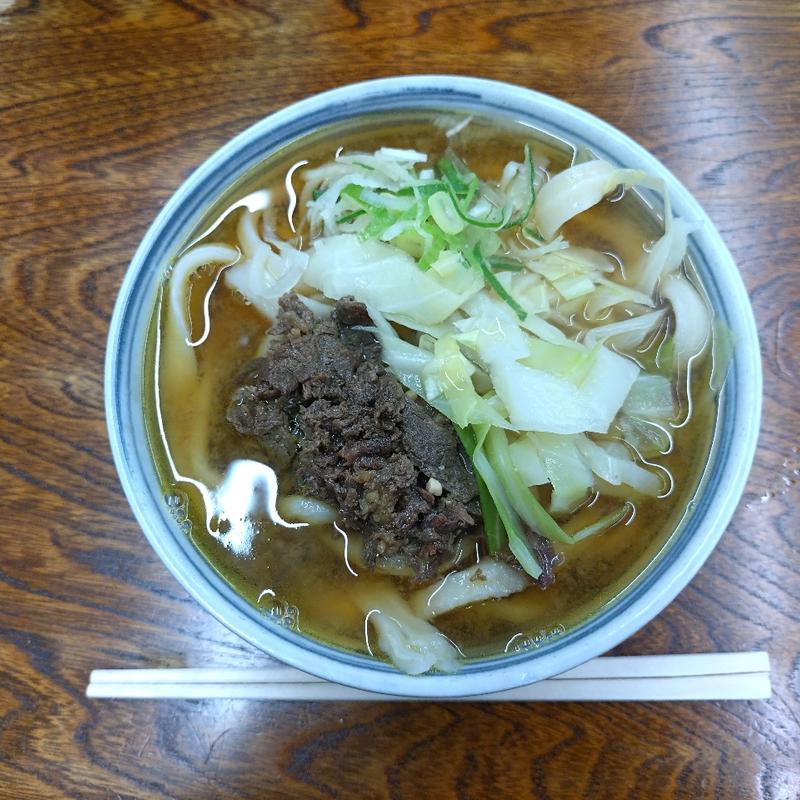 肉うどん(中)(たけ川うどん )
