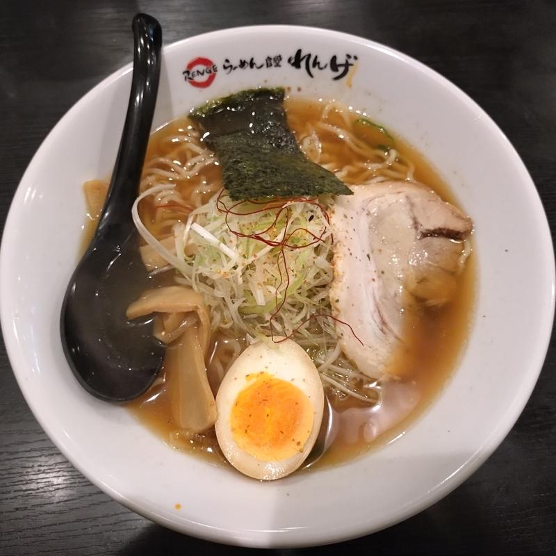 天然和風だしラーメン(らーめん食堂れんげ 河口湖店)