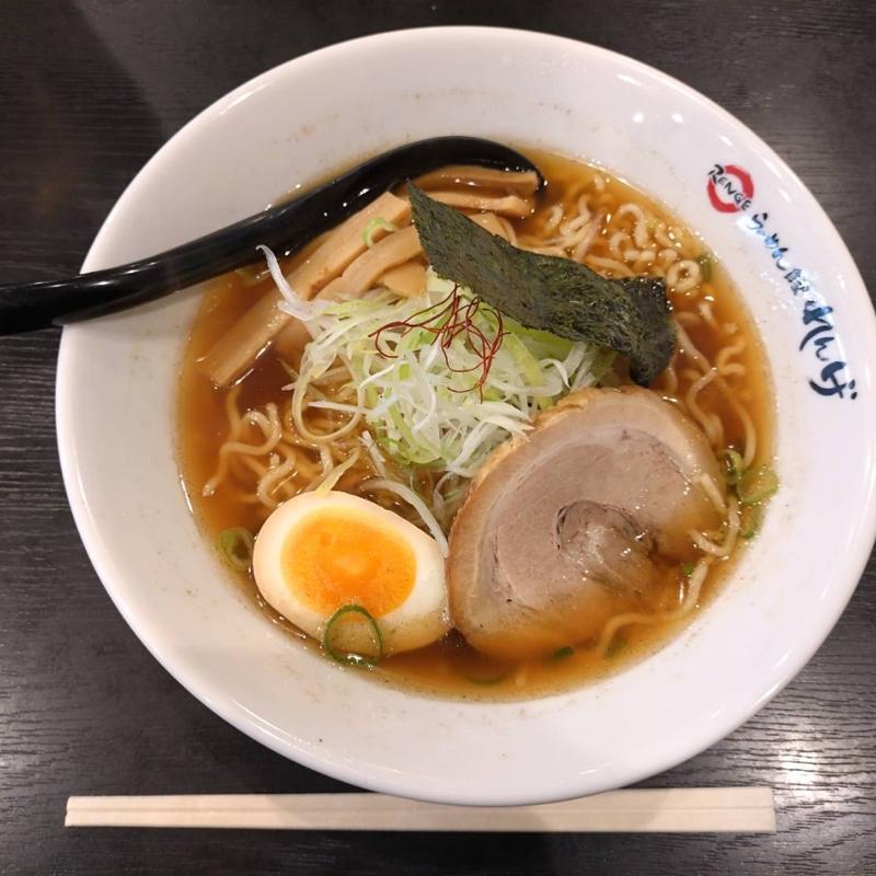 天然和風だしラーメン(らーめん食堂れんげ 河口湖店)