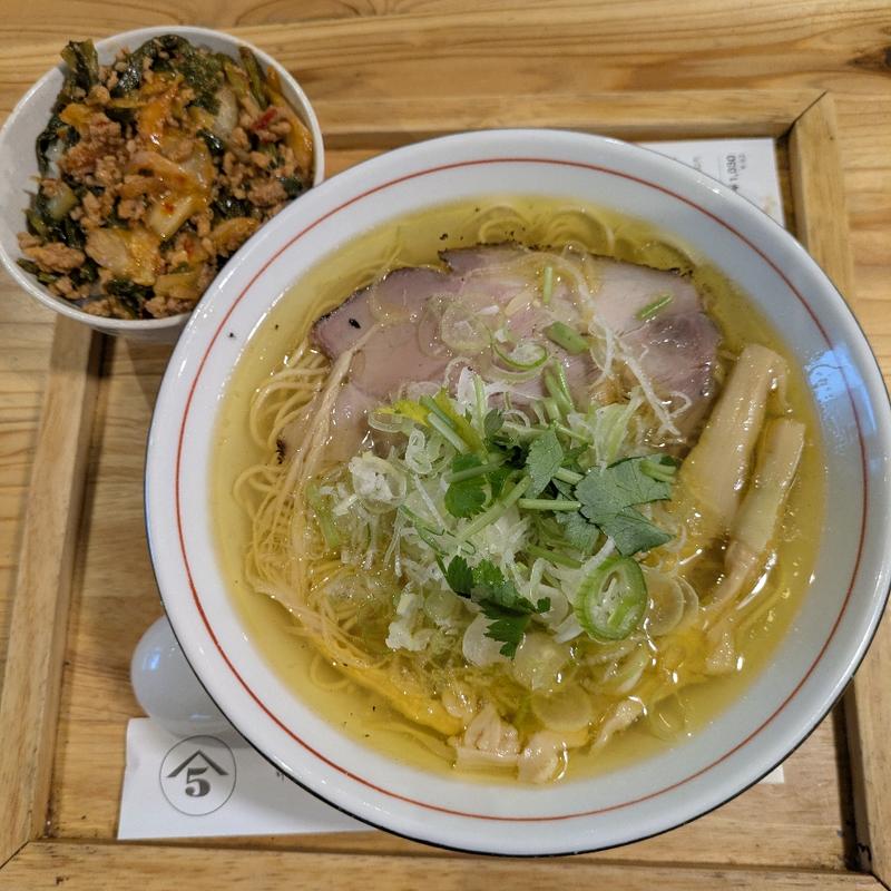 鶏塩そば(中華そば 肴 yamago(ヤマゴ))