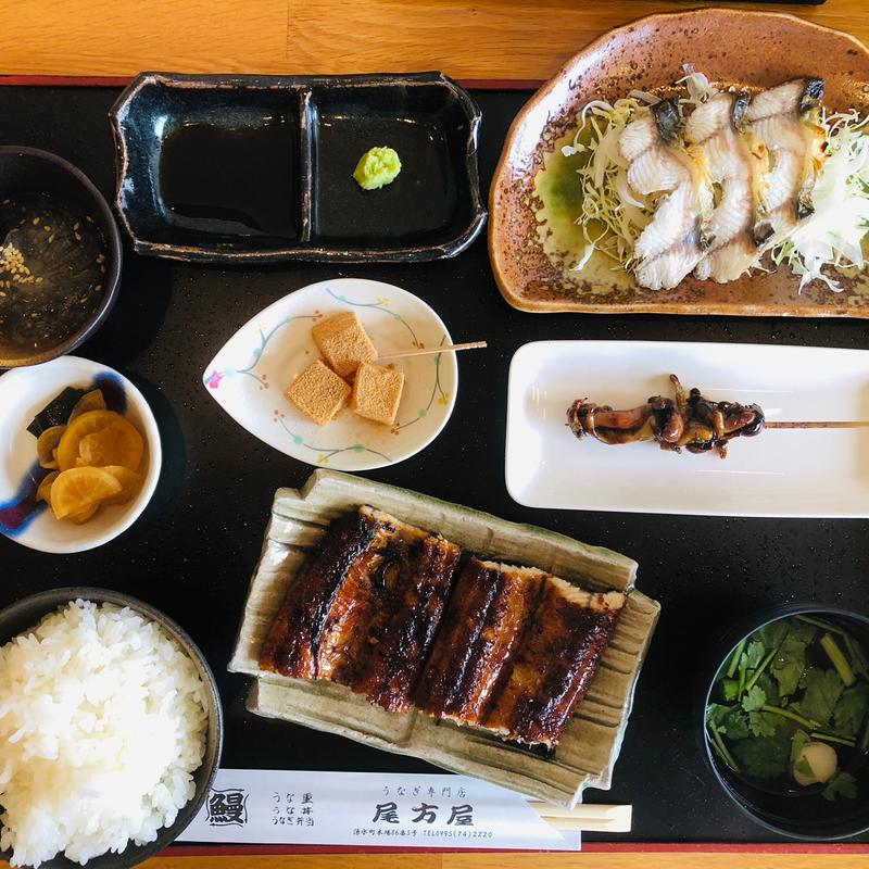 上定食(うなぎ専門店尾方屋)