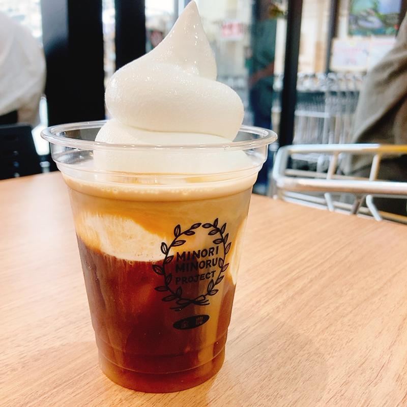 コーヒーフロート(みのりカフェ元気市広島店)