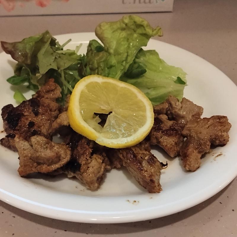 レバ塩焼(食べ呑み処 佳)