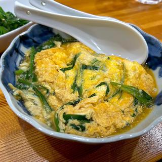 ニラの卵とじ