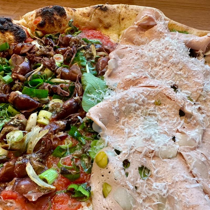 蛍烏賊マリナーラ&沖縄テシオ(ジンガラ )