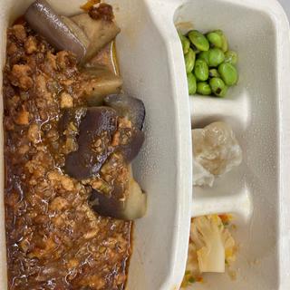 たっぷり挽肉の麻婆茄子