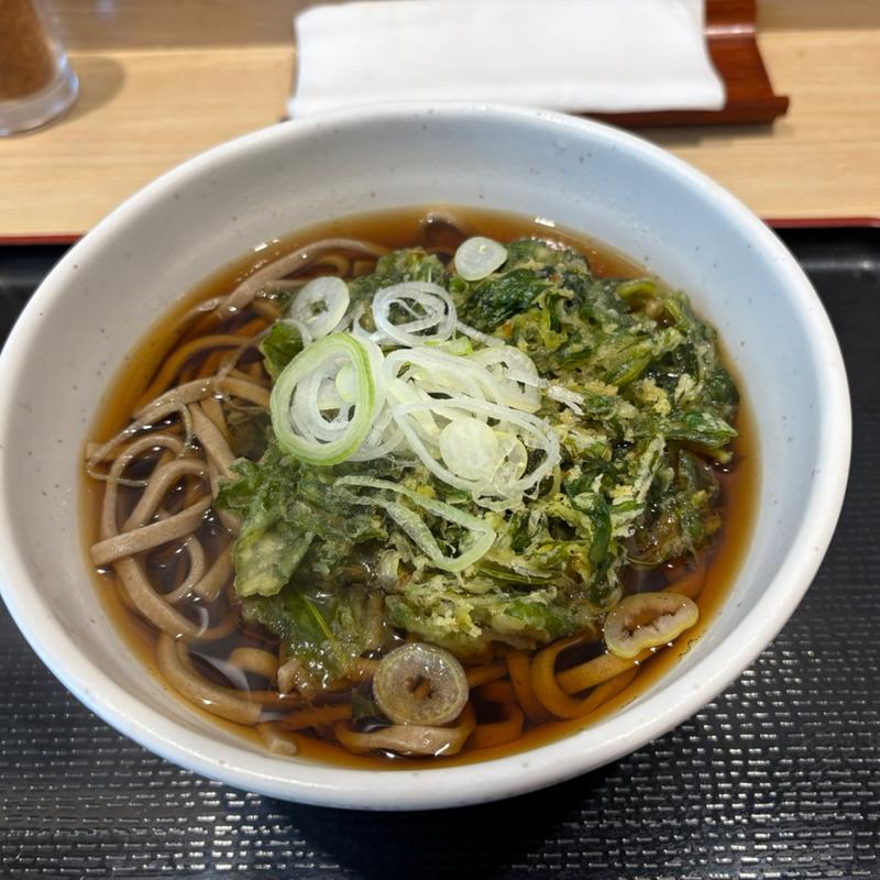 春菊天そば(吉そば 赤坂店)