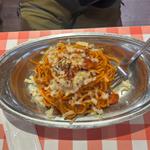 旨辛ナポリタン 焼きチーズのせ