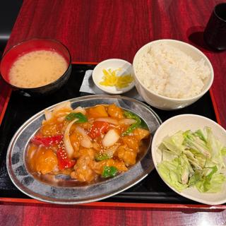 酢鶏定食(肉バル アモーレ 新宿店)