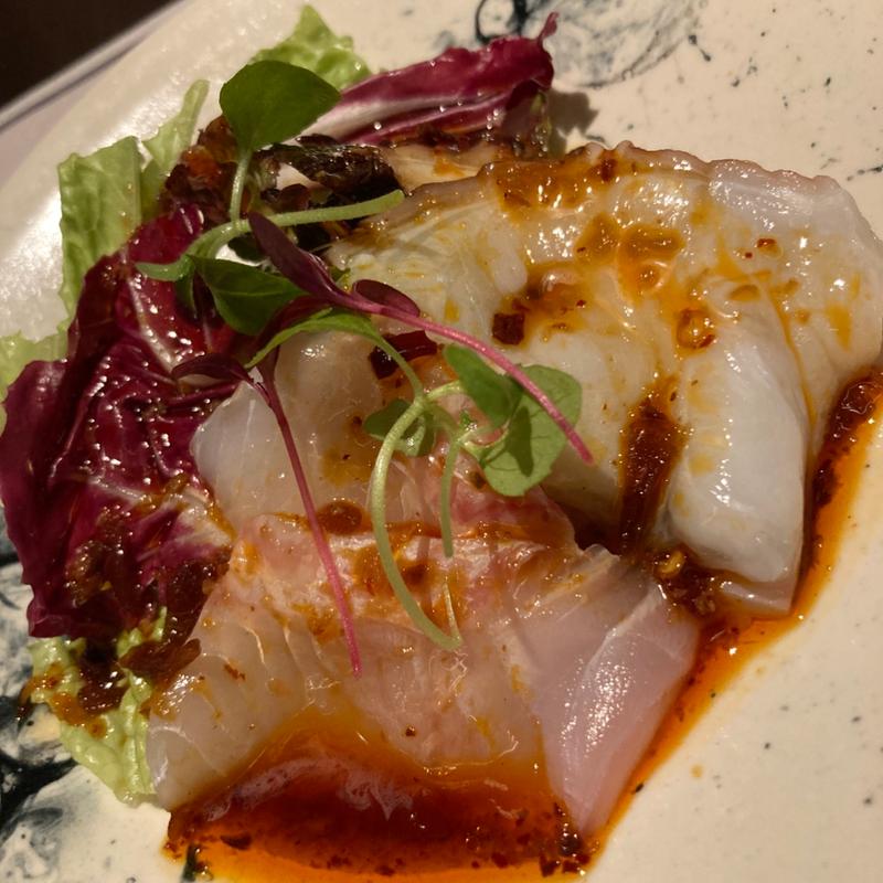 刺身2種　麻辣ソース(中国四川酒家 蔓山)