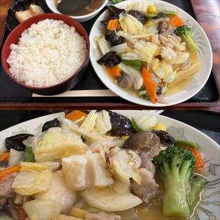 八宝菜定食