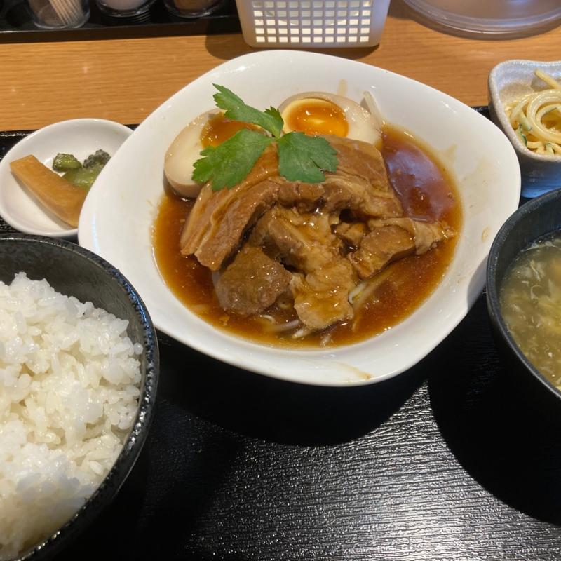 角煮定食(らあめん 雅知)