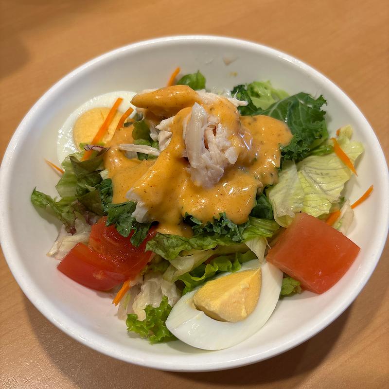 蒸し鶏とケールのコブサラダ(ガスト　 新津店 )