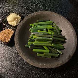 ワラビのおひたし