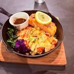 ローストサーモン&チキンチーズ