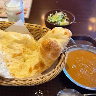 牛すじカレーナンセット
