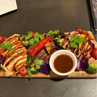 肉盛り3種