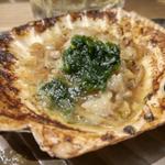 ほたて焼き〆の追いシャリ(貝 刺身専門店 しらはら 関内)