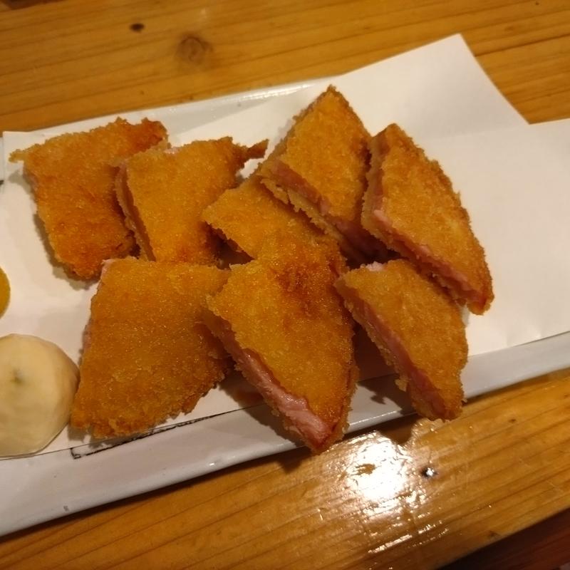 ハムカツ(炭火やきとり 恵 （メグミ）)