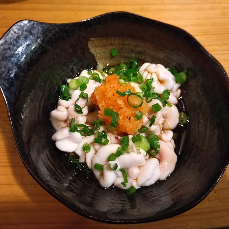 白子ポン酢(炭火やきとり 恵 （メグミ）)