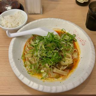 平打ち麺濃厚汁無し担々麺+ライス