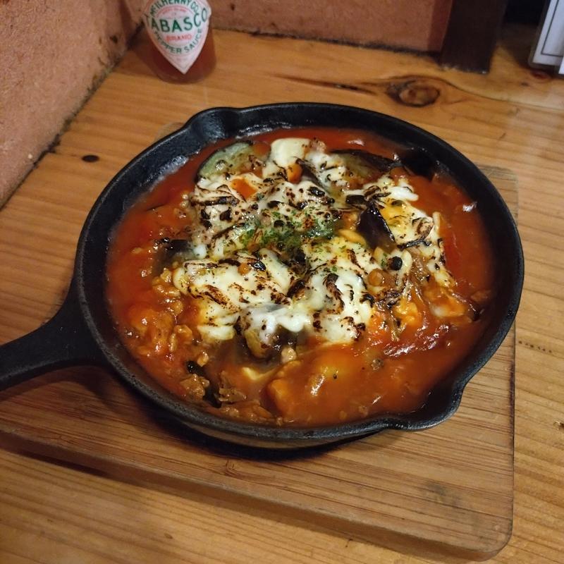 茄子ミート(炭火やきとり 恵 （メグミ）)